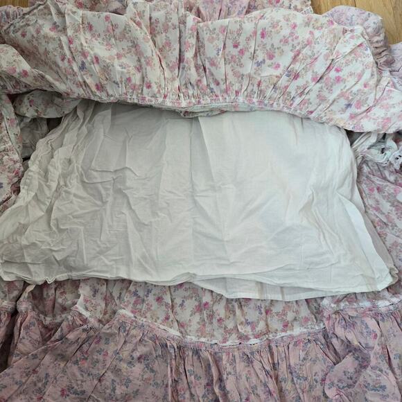 LoveShack Fancy Target Camille Tiered Ruffle Boho Midi Dress Small - Picture 6 of 9